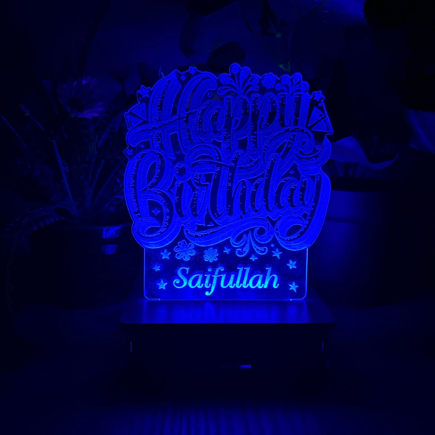 Birthday Customised Lamp B1