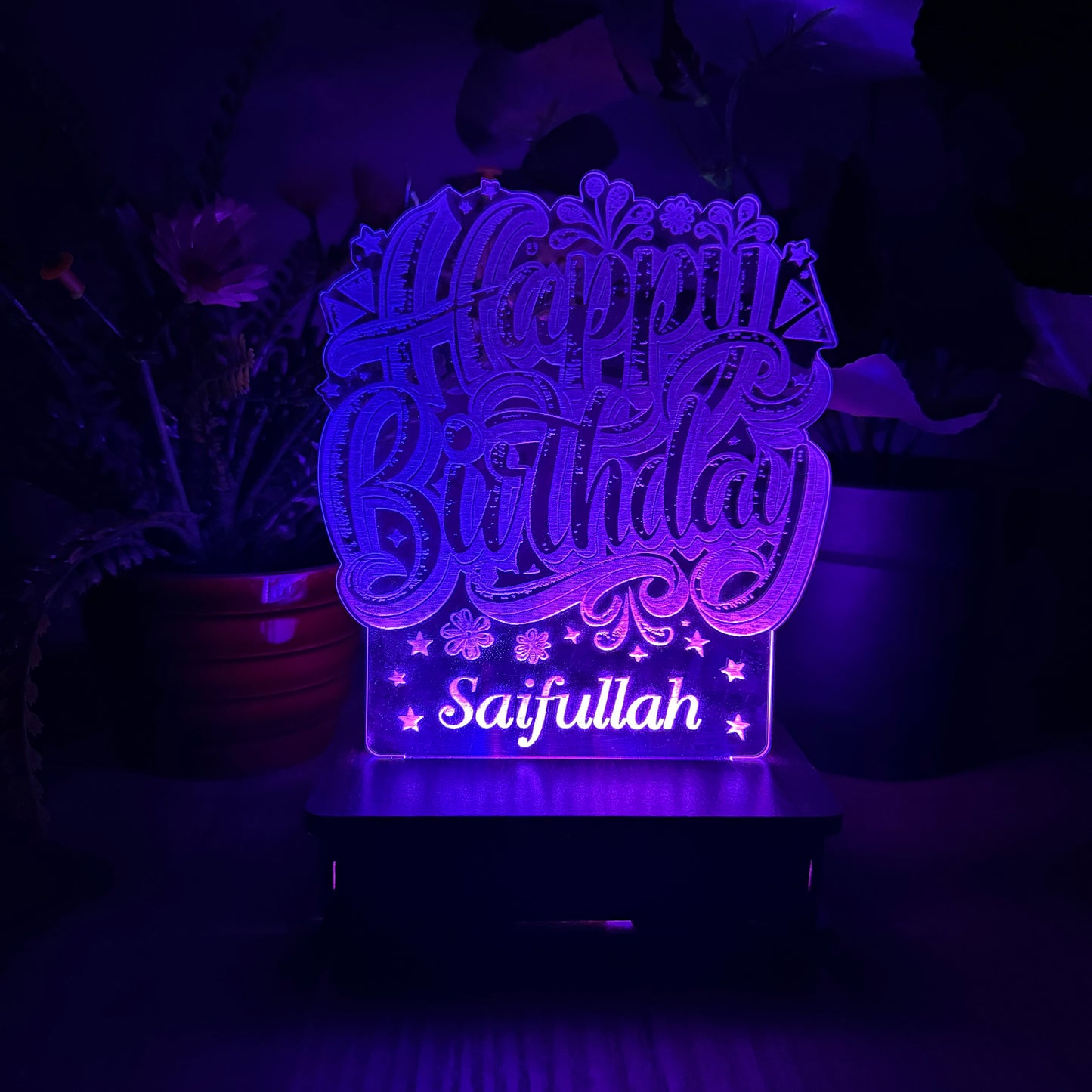 Birthday Customised Lamp B1