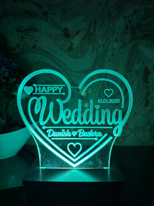 057-WEDDING HEART